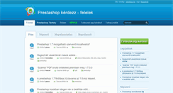 Desktop Screenshot of prestashopkerdezzfelelek.info